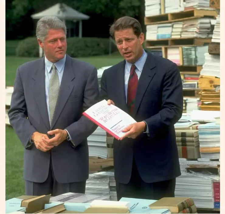 柯林頓時期的政府改革倡議記者會