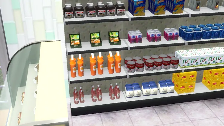 雖然感覺花多眼亂，但其實便利店的貨品種類和數量都不多，但勝在方便。