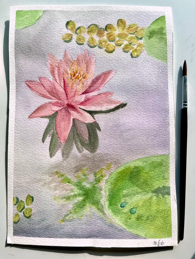 YH.CC＠水彩練習W66, 26x18cm, JUL2024