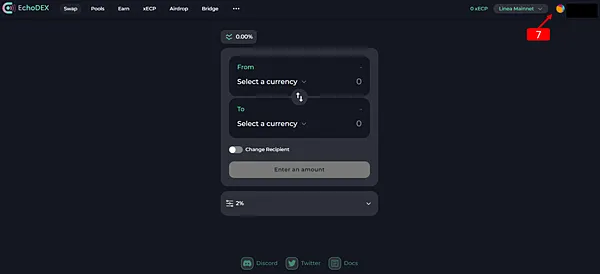 雙寶老爹空投日誌#005｜EchoDEX簽到得點，Linea主網交易次數+1