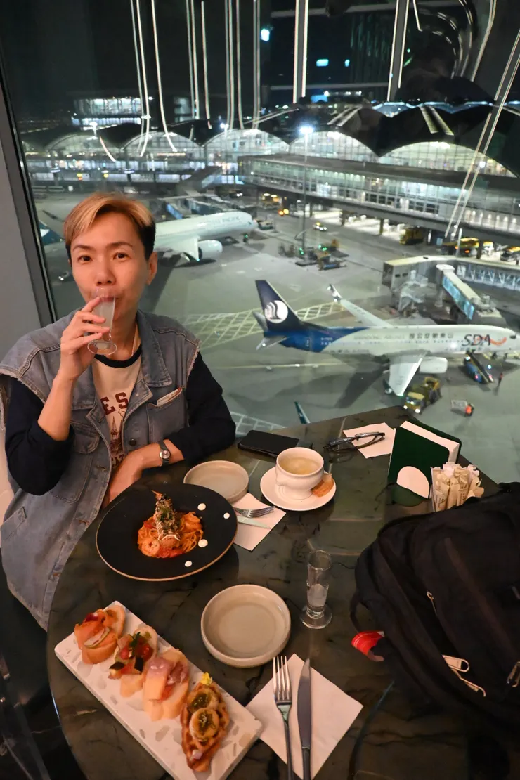 香港機場 sky lounge