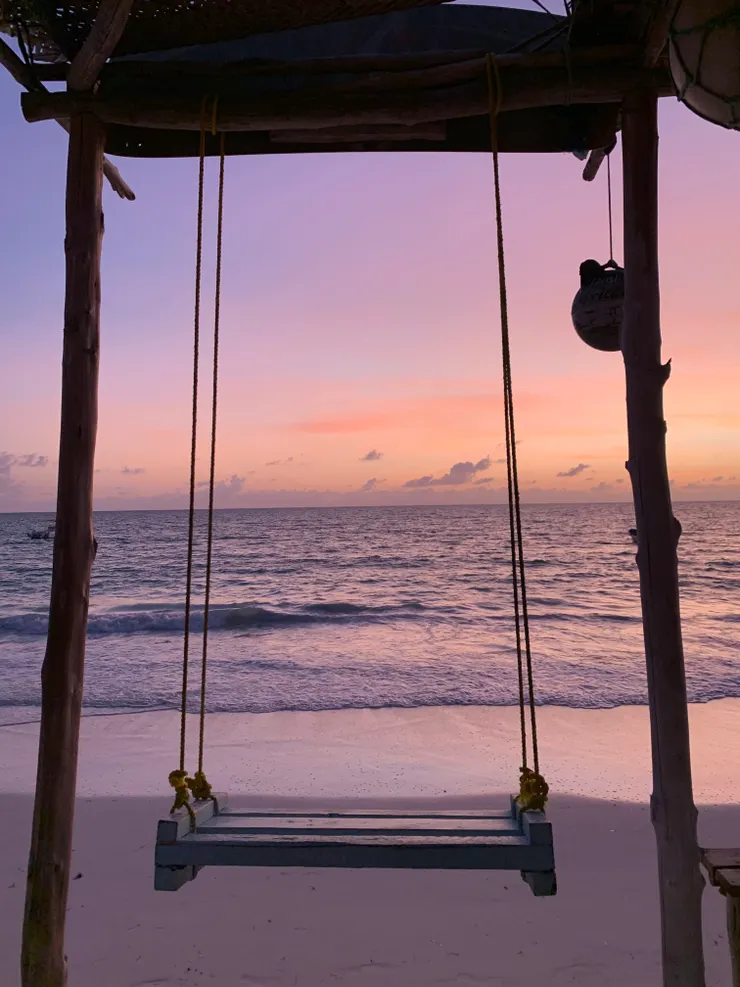 Paje 海邊的日出