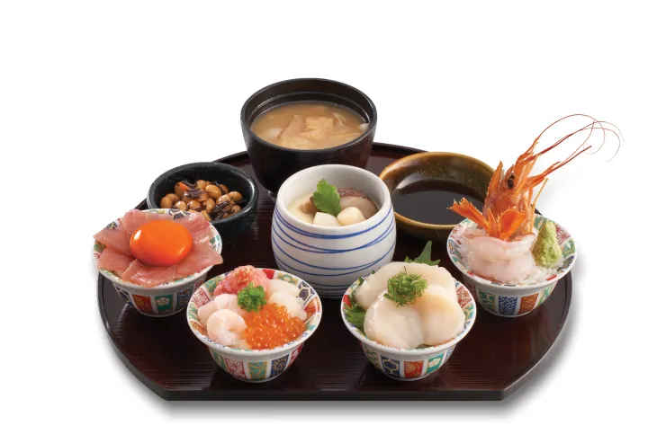 春之四重海鮮丼定食