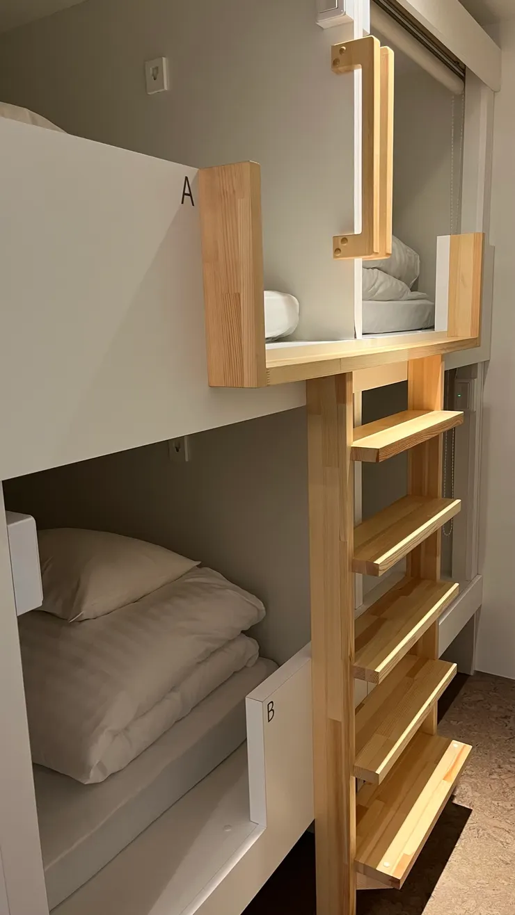 這種房型還能保有隱私,很適合朋友來住。