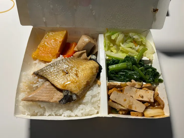 今天飯挺多的。