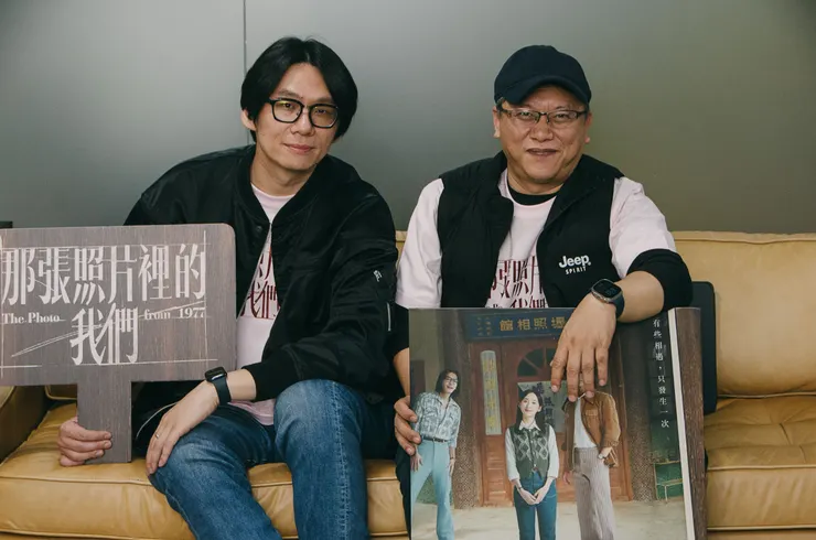 《那張照片裡的我們》導演鄭乃方（左）、湯昇榮（右）。／攝影：ioauue