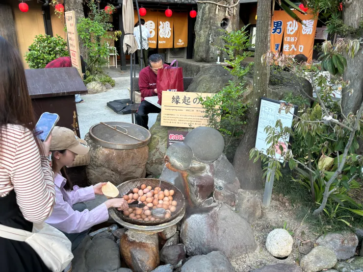 泡完可以來吃顆溫泉蛋