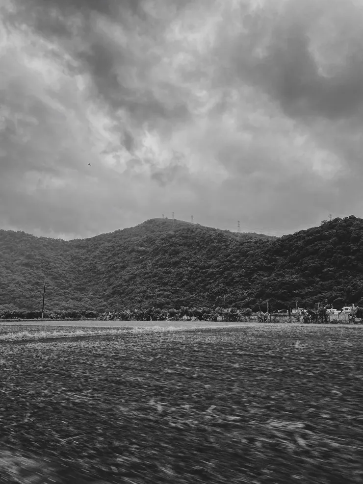 飛行過程的一張風景