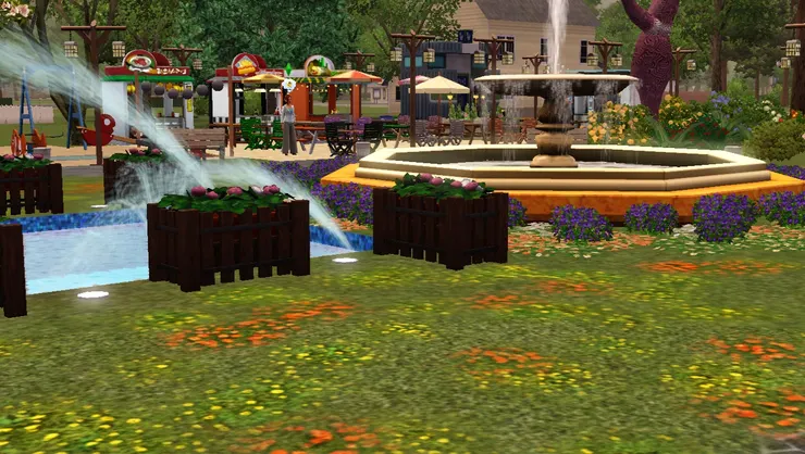 每一個地方的花都各具特色。我心目中的公園就是這樣。