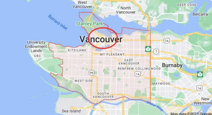 其實Downtown最熱鬧的就是這個小島惹（很小，左上角是公園齁）