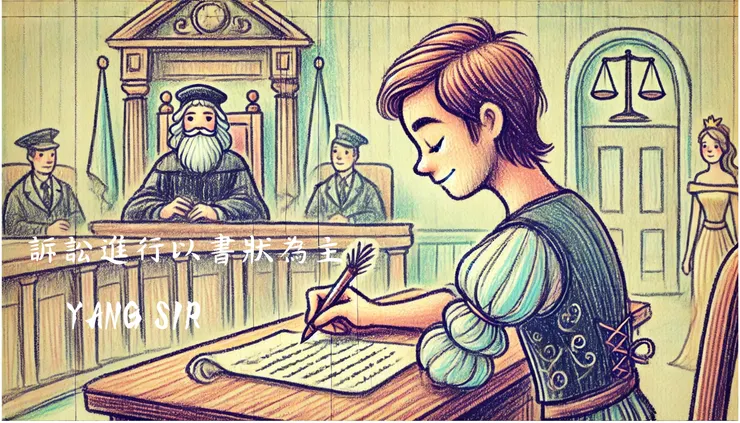 訴訟程序的進行，要以書狀為主，口頭陳述為輔