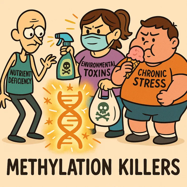 圖 4：甲基化殺手三巨頭