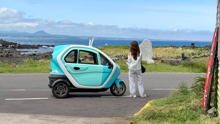 三輪電動機車可愛但沒保險