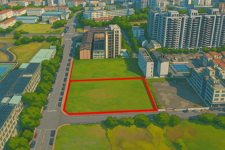 高雄地政局16日表示,114年度第二季開發區土地標售,共計推出5標6筆建地,6月25日開標,合計總底價14.86億元。