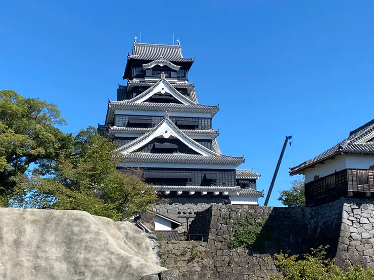 遠眺熊本城