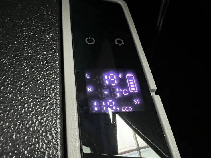行動冰箱插電測試