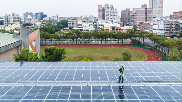 睿禾金碳以低環境衝擊方式開發光電，逐步累積綠能資產。圖/睿禾金碳提供