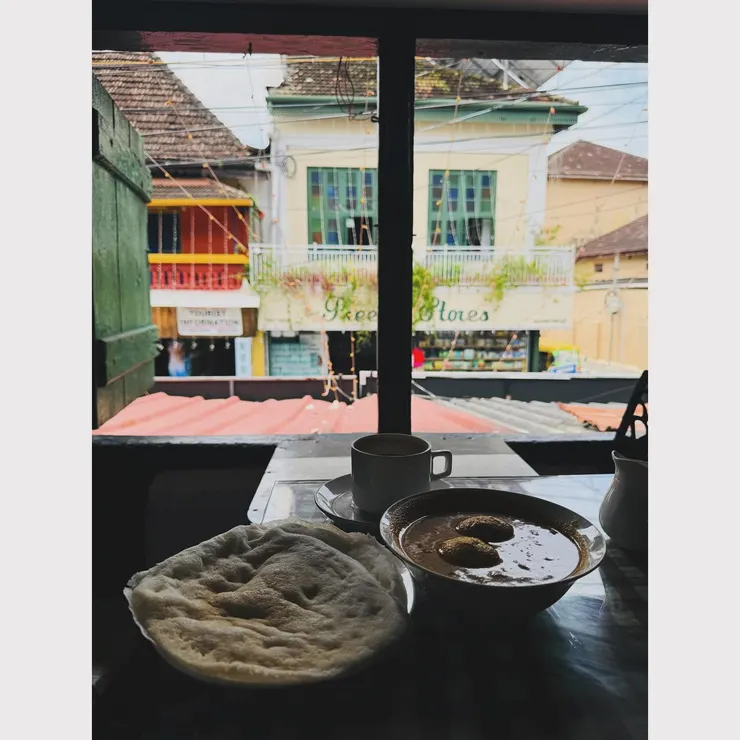 從餐廳可以看到對面