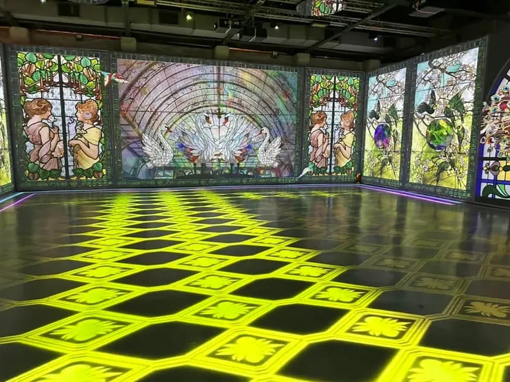 結合ai模式的展覽，其實比較生動活潑