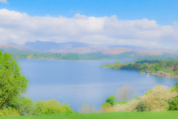 俯視溫德米爾湖一景