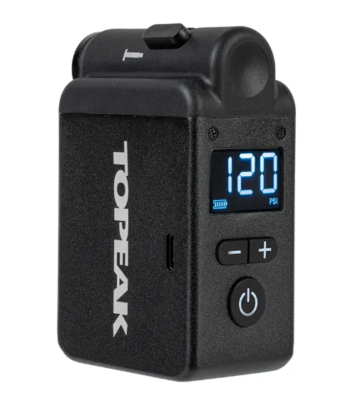 可打最大壓力 120 PSI,充氣速度可在 80 秒內將輪胎充至 30 PSI,單次充電可進行四次 。