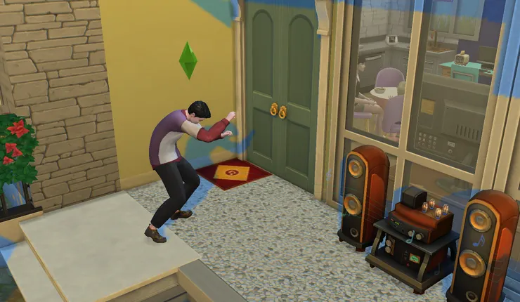 子誠很興奮要搬出去啊 XD