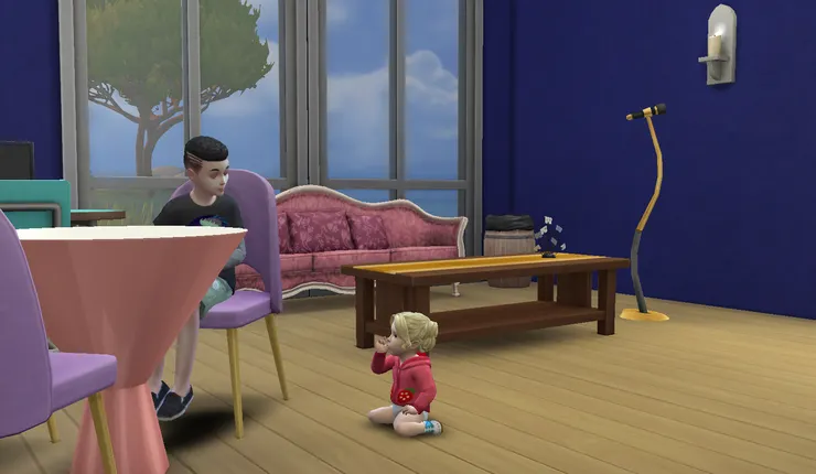 常常在旁邊守護妹妹~