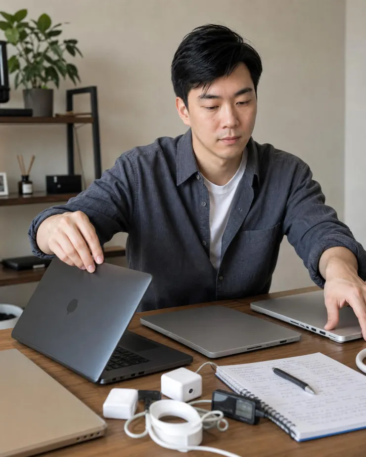 梁练伟对比多台 AI PC 笔记本的硬件配置与选购差异