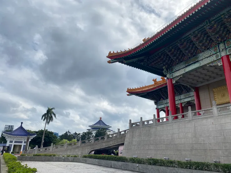 國家音樂廳的重簷一隅景致