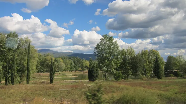 典型的托斯卡尼地貌