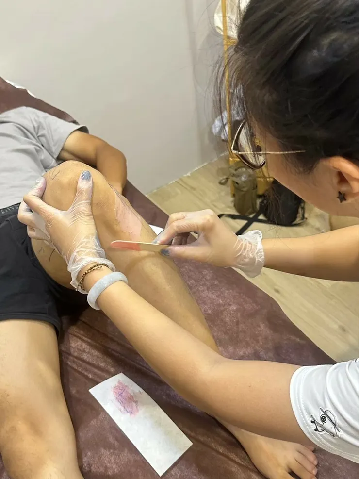 台南熱臘除毛教學【指愛美麗rica男士熱臘除毛課程】型男老師