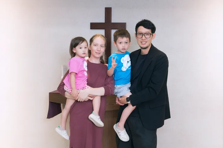 （圖說：2025年9月迺哥來伊甸基金會分享，也是一家同行「戶外教學」時間。）