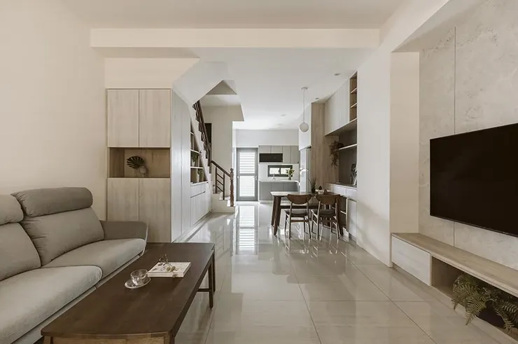 生成前的室內空間素材