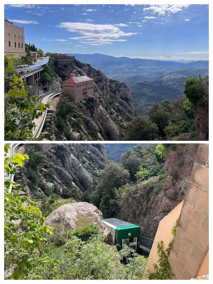 搭索道纜車去聖母洞穴