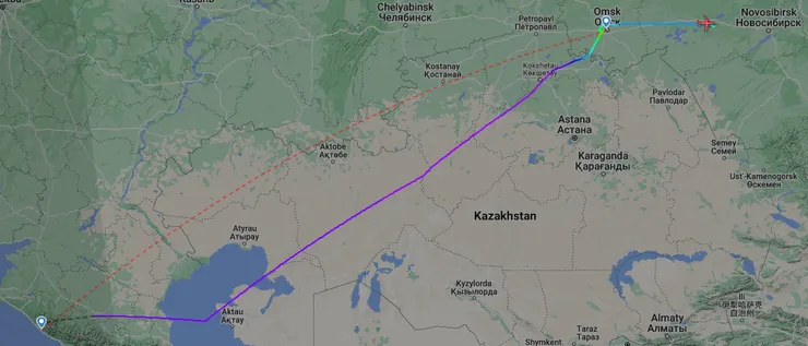 From Flightradar24.com