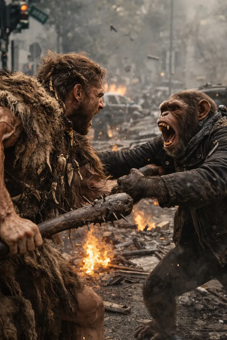 所謂的惡 , 實質上是披著衣服的猿 , 還是披著毛皮的人 ?