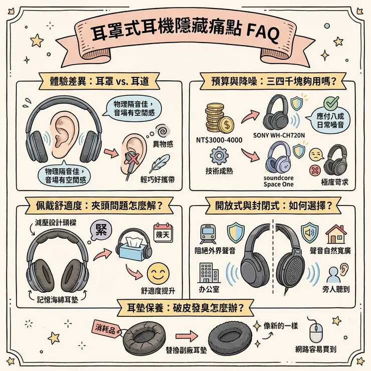 耳罩式耳機隱藏痛點 