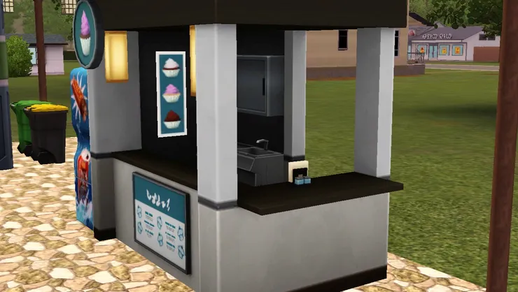 買完站著吃也可以。杯子蛋糕幾口便能吃完。