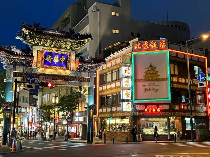 橫濱的中華街到處是食店,好有氣氛,有時間可以去逛逛。