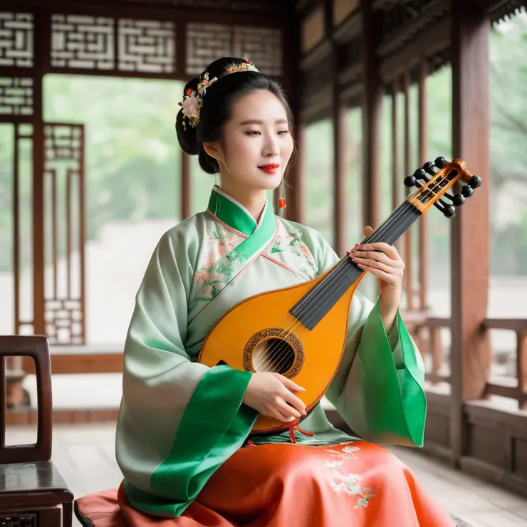 手指怪異,生成怪異的曼陀林。