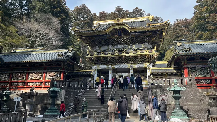 相當浮誇的日光東照宮。