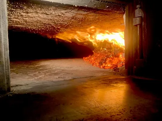 Ross Village Bakery的木柴烤爐。圖/visitross