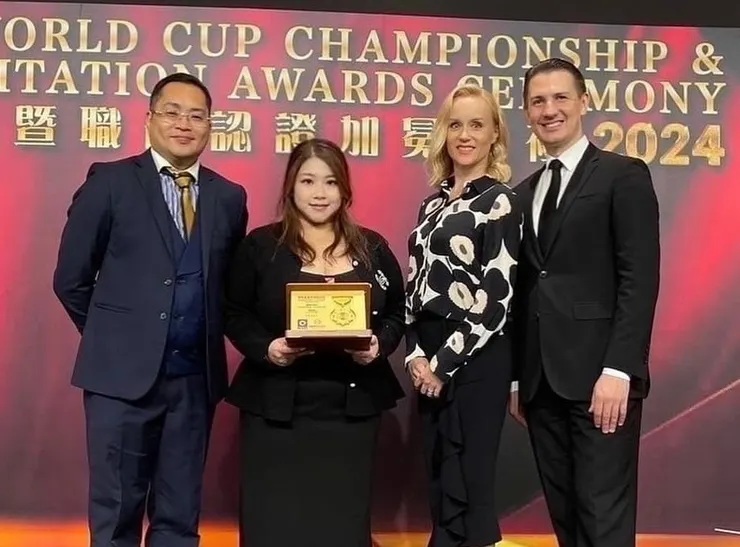 圖說：2024國際美業家商會（INTACC）美業職能世界盃認證加冕典禮。（圖/ Vladys美學）