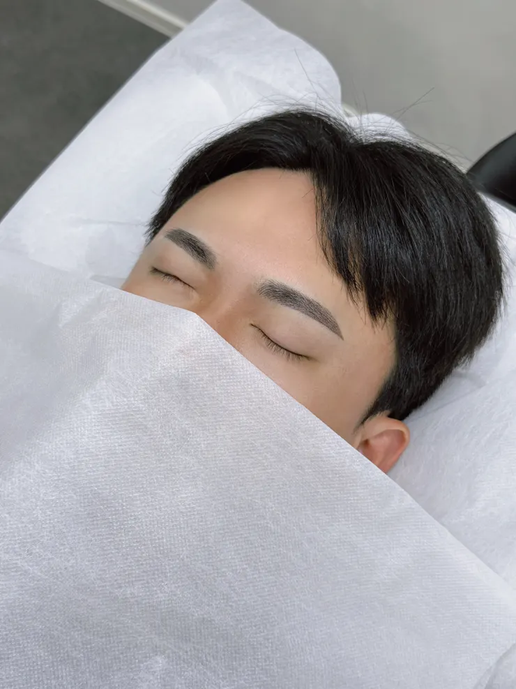 最後施術完成的樣子