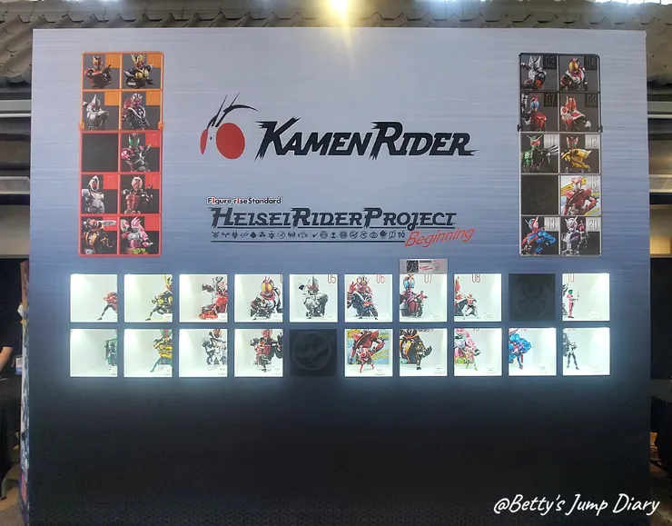 ▲假面騎士牆 /圖片來源:Betty's Jump Diary