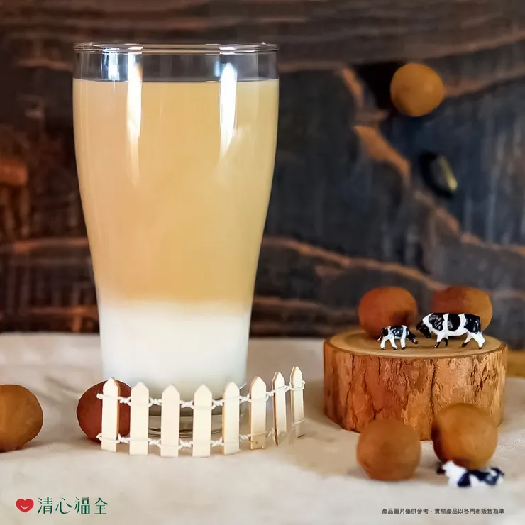 圖說:桂圓茶融合鮮奶,甜度自然不膩口,為秋冬增添一份暖意。(資料來源:清心福全)