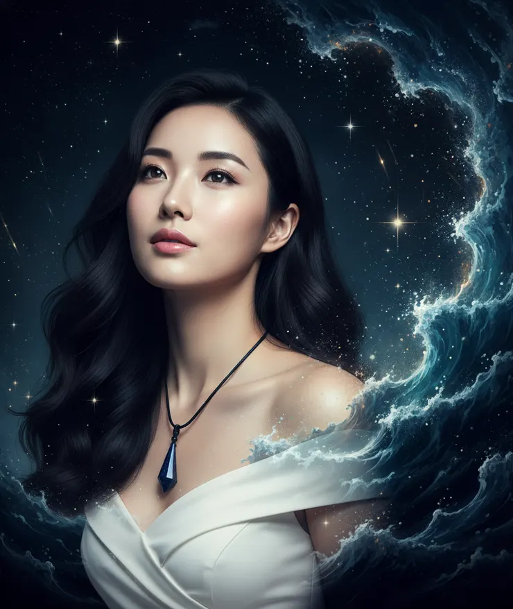 ai生成意境:在生活的波瀾中 ，保持如星辰般的光芒無論環境如何，內心始終閃耀著希望和堅韌。