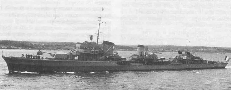 1946年的Z25號,當時已經賠償給法國。