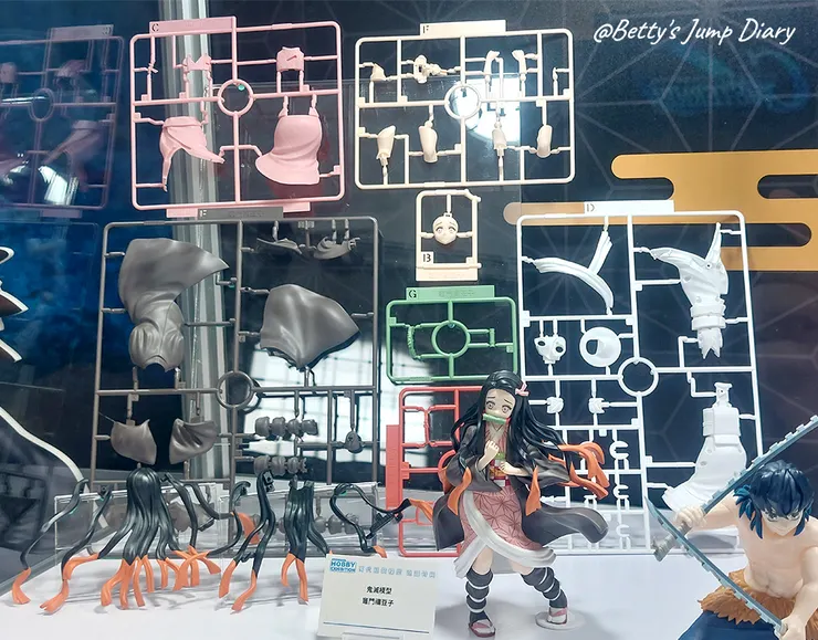 ▲2023萬代組裝模型巡迴特展-台中場/圖片來源:Betty's Jump Diary