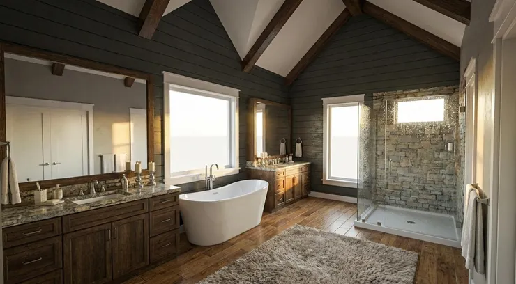 Residential architecture AI rendering generated with Render AI for real estate